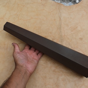 Vtg blacksmith tinsmith Cast Iron Hexagon tapered Hollow Mandrel anvil Tool 15&quot;