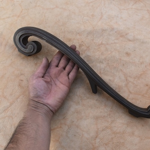 Vintage Cast iron Large Victorian door gate door handle vintage pull handle