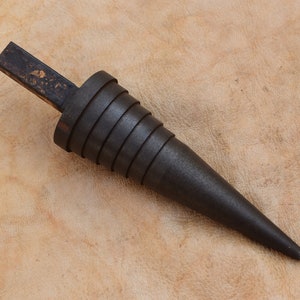 Vintage handmade hardy steel blacksmith silversmith tinsmith jewelry cone with step anvil tool