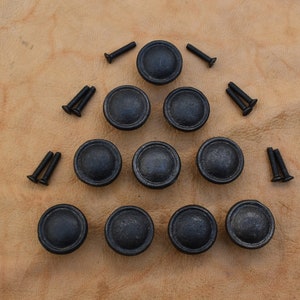 Cast Iron Door Knob Handles Round vintage door handle cupboard knobs 10 pcs lot