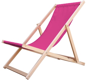 Lettino in legno Lettino spiaggia Lettino giardino Sedia a sdraio sulla terrazza Lettino pieghevole