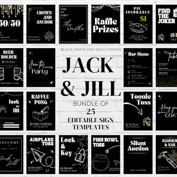 Jack and Jill Etsy