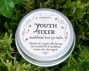 Luxurious Youth Fixer Eye Balm | Natural Skin Brightening Formula | Sandalwood Rose