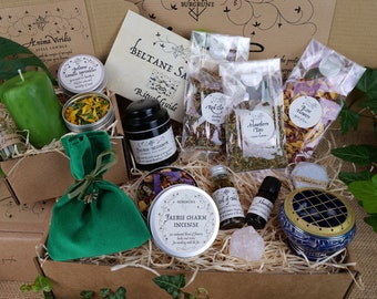 Beltane Sabbat Altar Ritual Box | Evoke the prolific faerie energies of fertility, love and abundance during Nature's blossoming