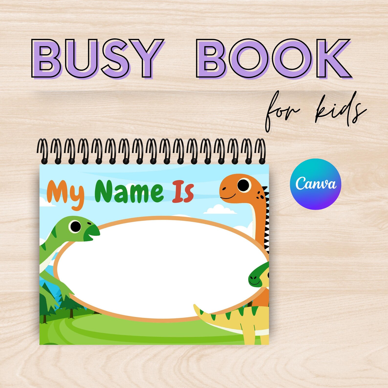 Editable Animal -themed Busy Book for Kids | Printable Preschool ...
