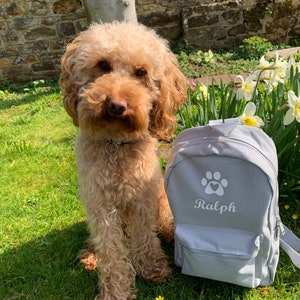Personalised Dog Backpack | Pet Backpack | Dog Rucksack | Puppy Gift | Pet Storage | Doggy Backpack | Custom Dog Bag | Pet Gift | Dog Bag