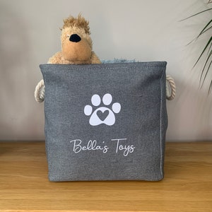 Dog Toy Basket | Pet Toy Basket | Pet Toy Box | Dog Toy Storage | Toy Basket | Dog Toy Box | Puppy Gift | Pet Storage | Dog Accessory