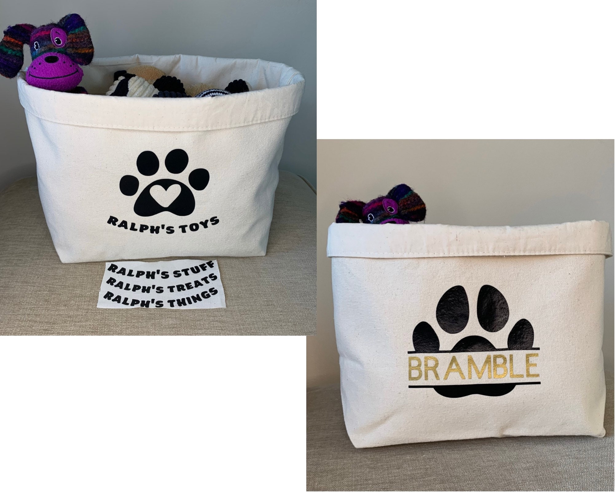 Personalised Pet Toy Storage Dog Toy Box Pet Toy Box Etsy UK