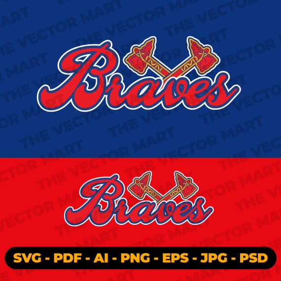Atlanta Braves SVG Bundle | MLB Clipart, Sublimation Designs (Digital Download)
