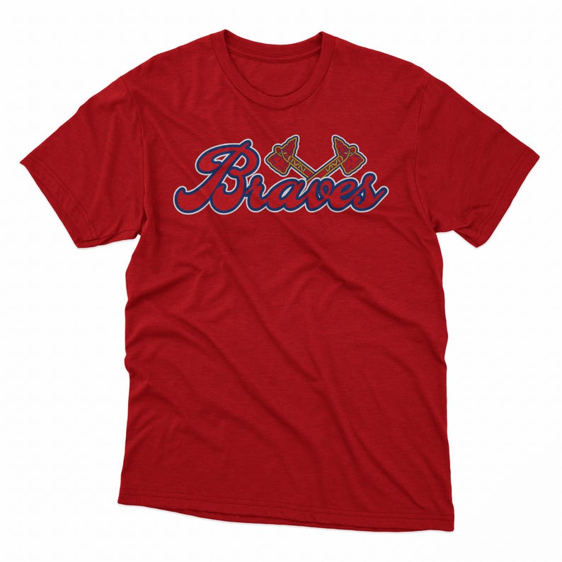 Paquete SVG de los Bravos de Atlanta / Clipart de la MLB, diseños de sublimación (descarga digital) imagen 3