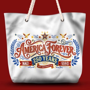 Estados Unidos por siempre PNG, diseño del 250 aniversario de EE. UU. (descarga digital)