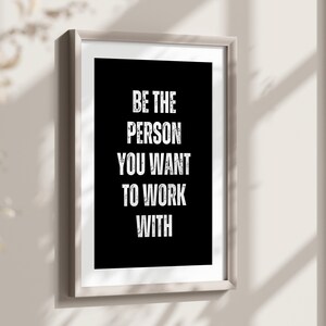 Teamwork Quotes Printable Art, Office Wall Art, Home Office Decor Digital Print, Workplace Positivity Sign Job Motivation Printable Wall Art