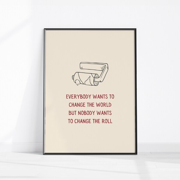 Fun Bathroom Wall Art - Etsy