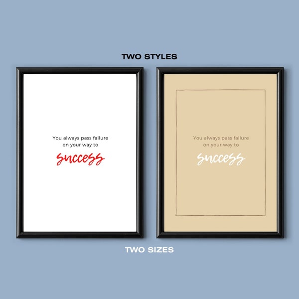 Pass Failure Poster - Etsy