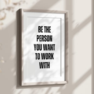 Office Wall Art, Teamwork Quotes, Office Decor Print, Workplace Positivity, Printable Wall Art, Team Mindset Gift, Inspirational Work Poster