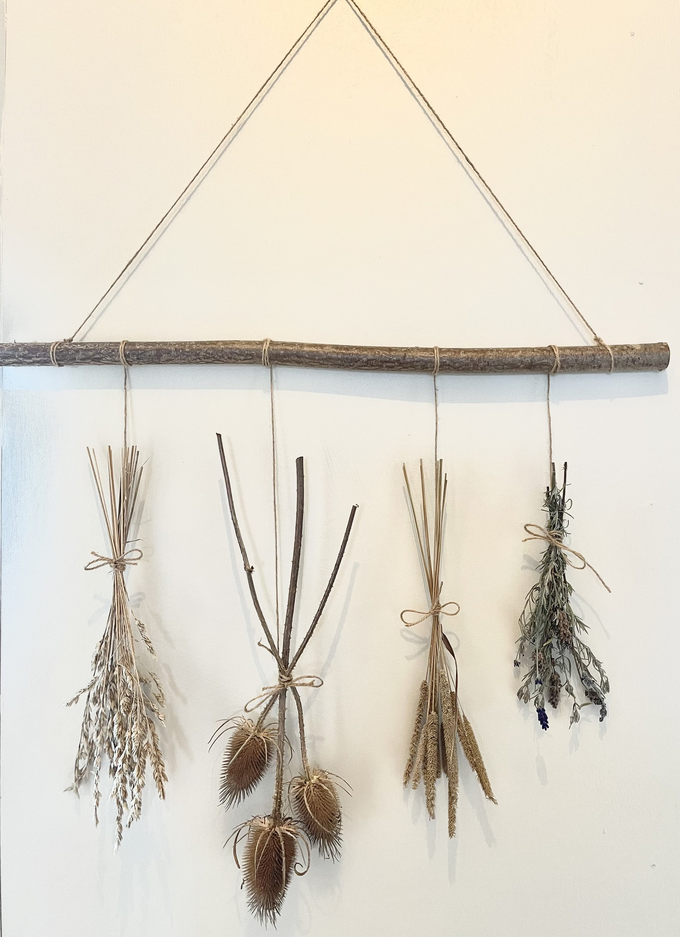 Dried Flower Wall Hanging Etsy