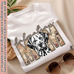 Dalmatian Mom Sublimation - DTF Design | Digital Download | PNG File | Dog Breed Fur Mom Pets