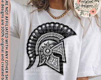 Sparkly Warrior Design Digital Download, Game Day Mascot Team Pride PNG