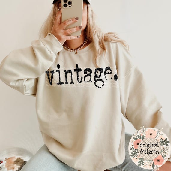 Vintage Typography PNG File | Distressed Typewriter Style Digital Download