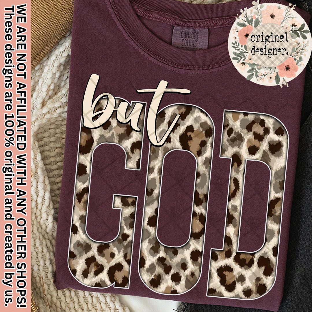 But God Leopard Design | Digital Download | PNG File | Trendy Pattern ...