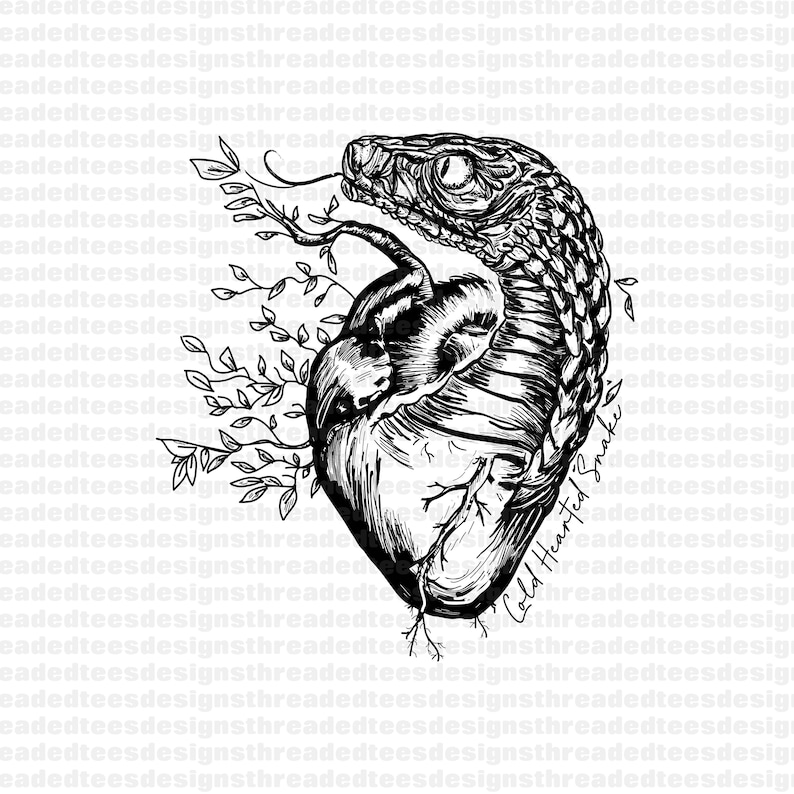 Cold Hearted Snake Digital Download SVG & PNG Etsy