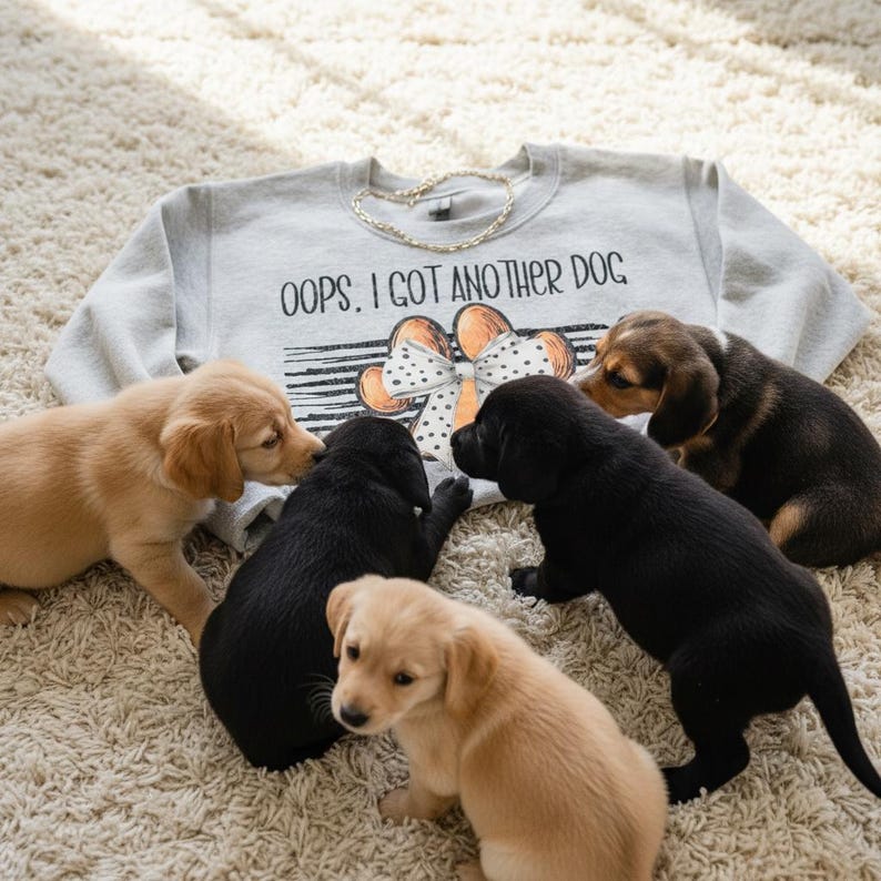 Oops Another Dog Design | Digital Download | PNG File | Snarky Sassy Humor Sarcastic Silly | Funny Phrase Quote shown in an AI-generated listing photo