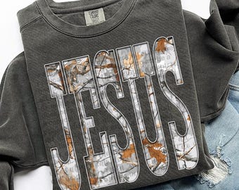 Jesus Camo Design, Christentumsgebet Digitaler Download PNG, Camouflage Glaube Kunst