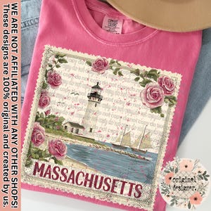 Diseño del sello estatal de Massachusetts / Descarga digital / Archivo PNG / Diseño vintage desgastado / Patriótico de EE. UU.
