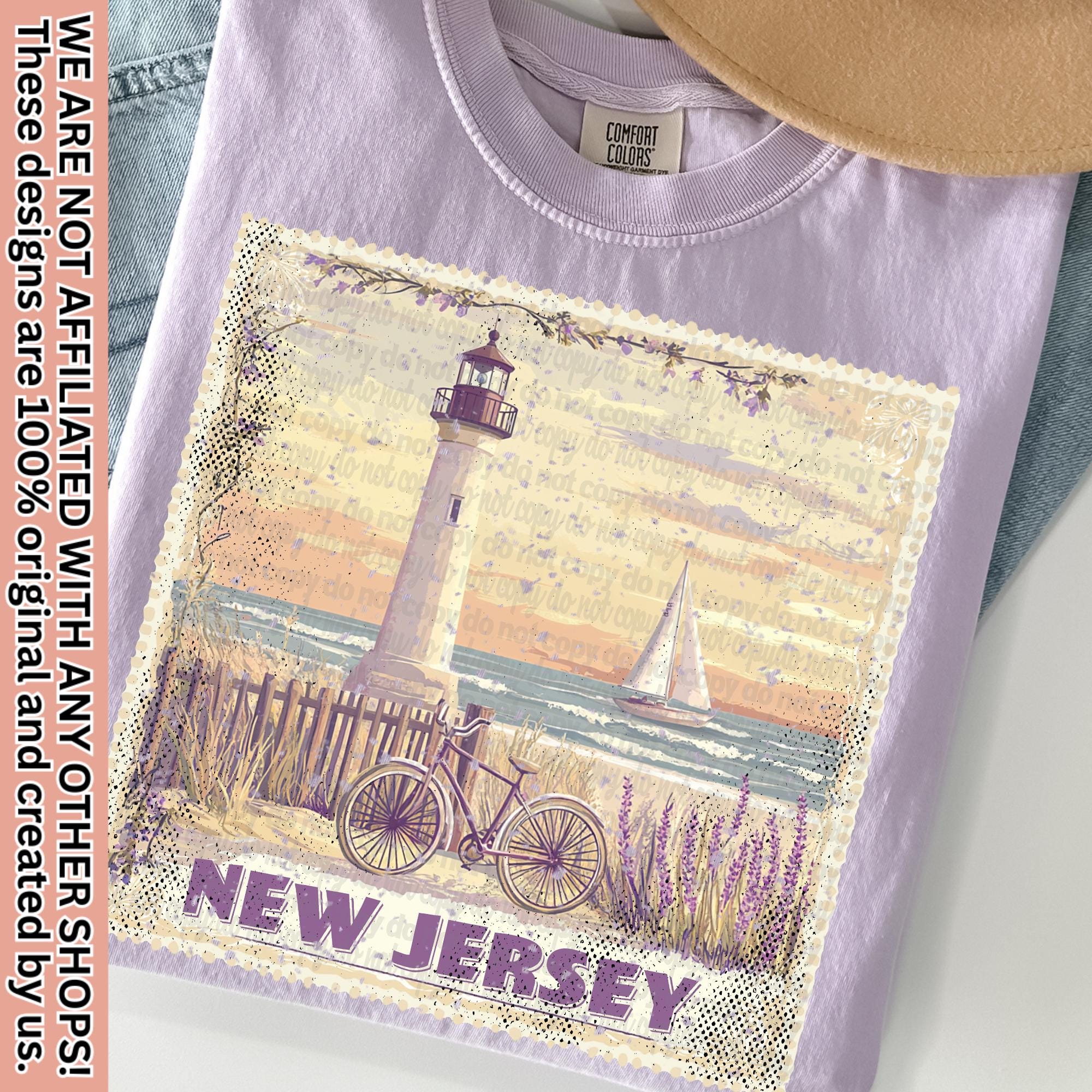 New Jersey Stamp State Design | Digital Download | PNG File | Sublimation- DTF Design | Distressed Vintage Design | United States Patriotic