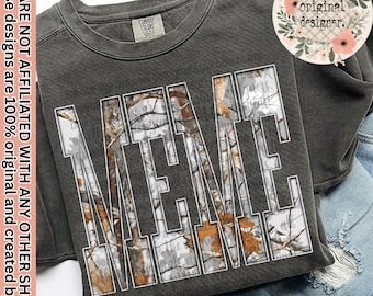 Meme grijs camouflageontwerp | Digitale download | PNG-bestand |  Camouflage | Geloof | Geestelijke gezondheid | Familie