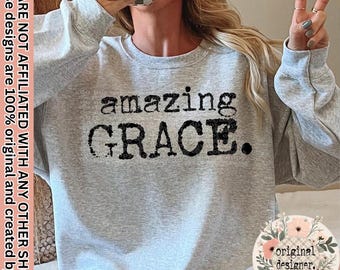 Grace Typography Digital Design Download, Faith Bible Retro Typewriter Style PNG