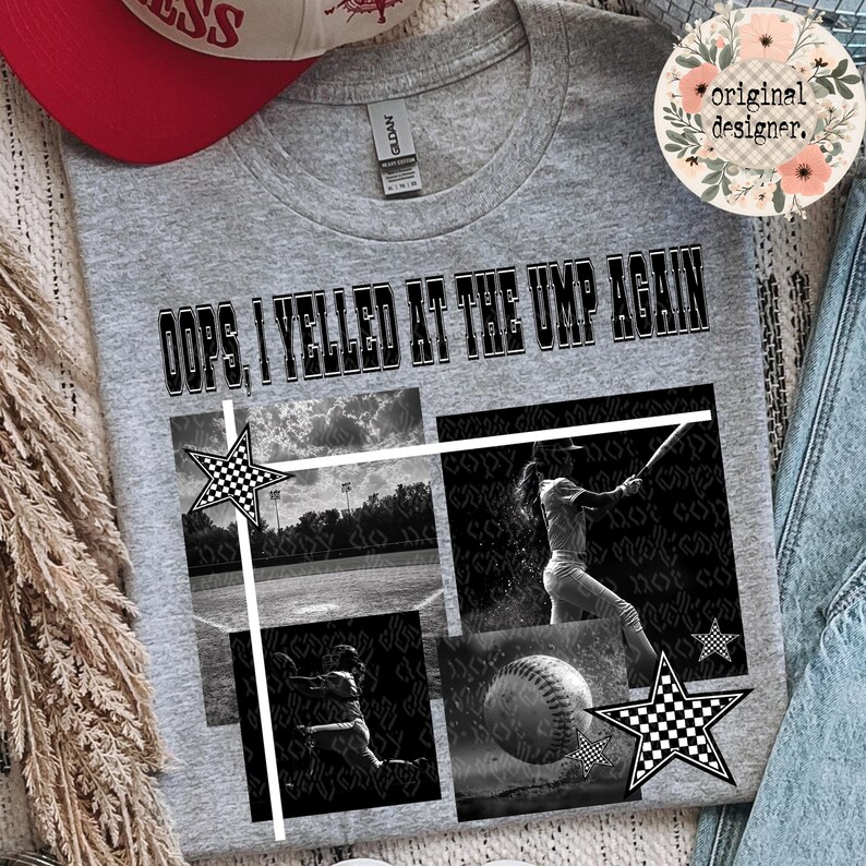 Oops Softball Ump Design | Digital Download | PNG File | Snarky Sassy ...