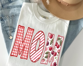Custom Cherry Print Design | Digital Download | PNG File | Custom Name Spring Preppy