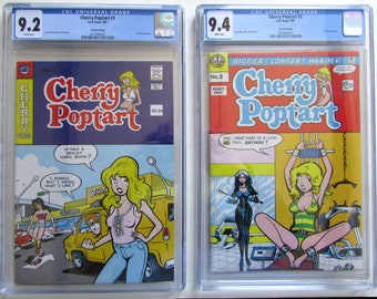 CHERRY POPTART Comics 1 & 2 Graded CGC