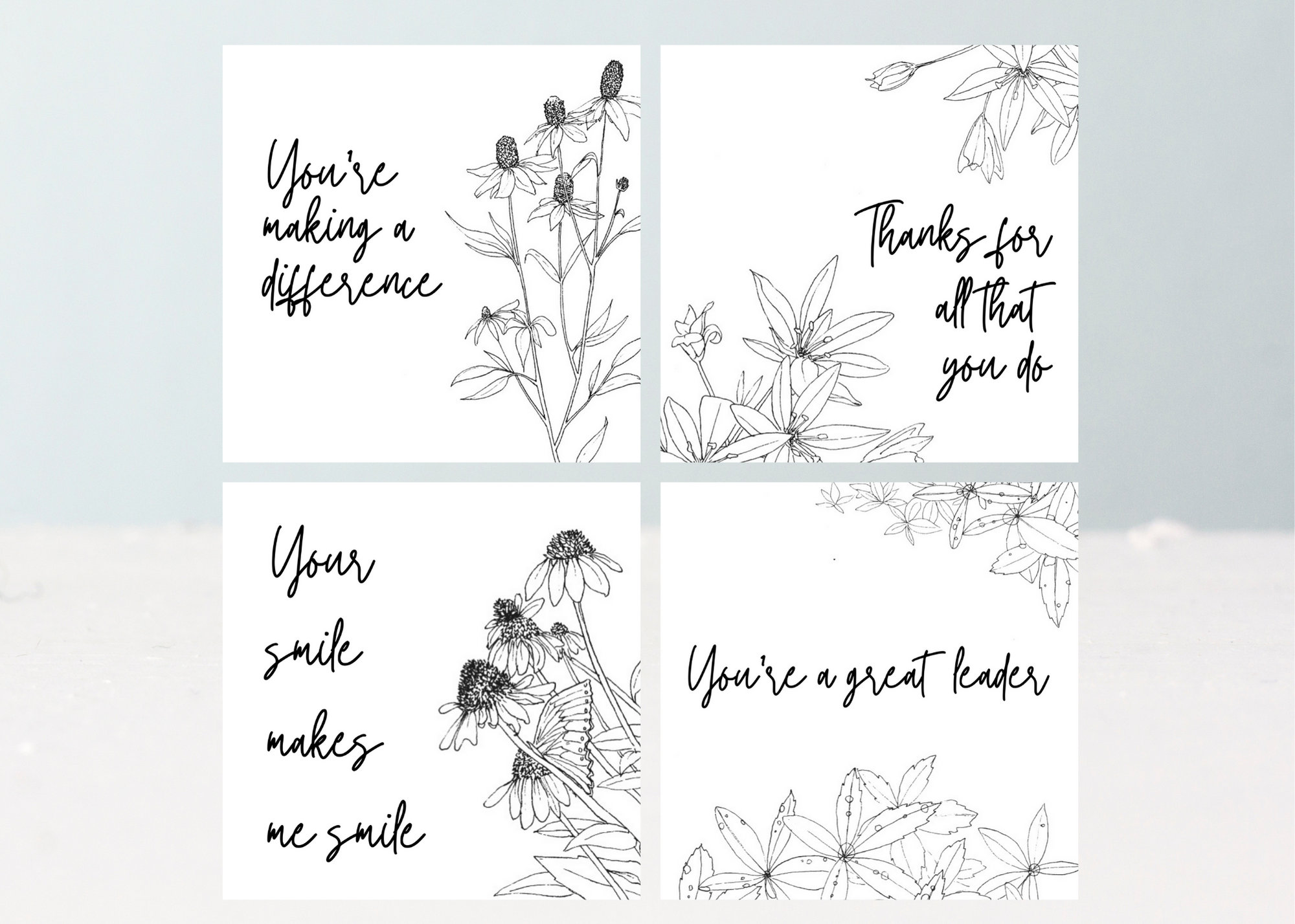 15 Encouraging Compliment Cards Instant Download and Print - Etsy