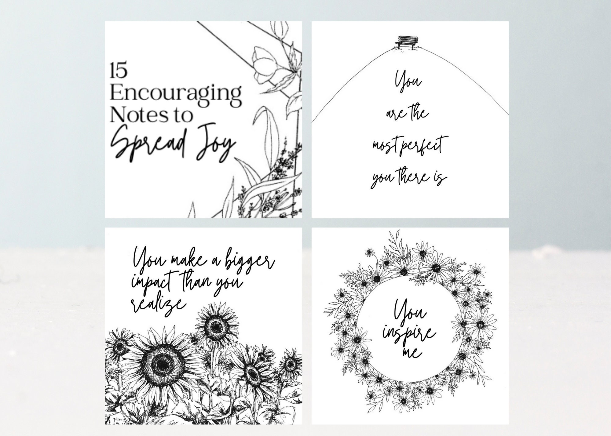 15 Encouraging Compliment Cards | Instant Download and Print ...