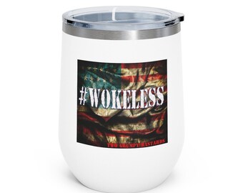 Wokeless America Wine Tumbler