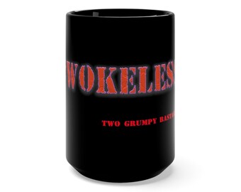 Wokeless Black Mug 15oz