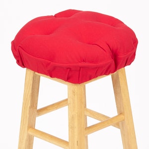 Set of 2 Premium Quality Bar Stool Covers  solid colors(Buy 2 or more, Get 20 percent off)