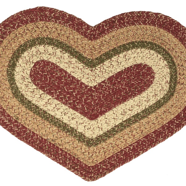 Handmade Premium 100% Cotton Heart Shaped Braided Carpet (Buy 2 or more, Get 20 percent off)