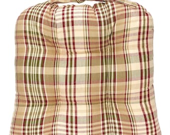 Set of 2 Premium Quality Chair Pads All Season Patterns (Buy 2 or more, Get 20 percent off)