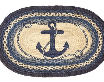 Handmade Premium 100% Jute Anchor Braided Carpet for Indoor Use (Buy 2 or more, Get 20 percent off)