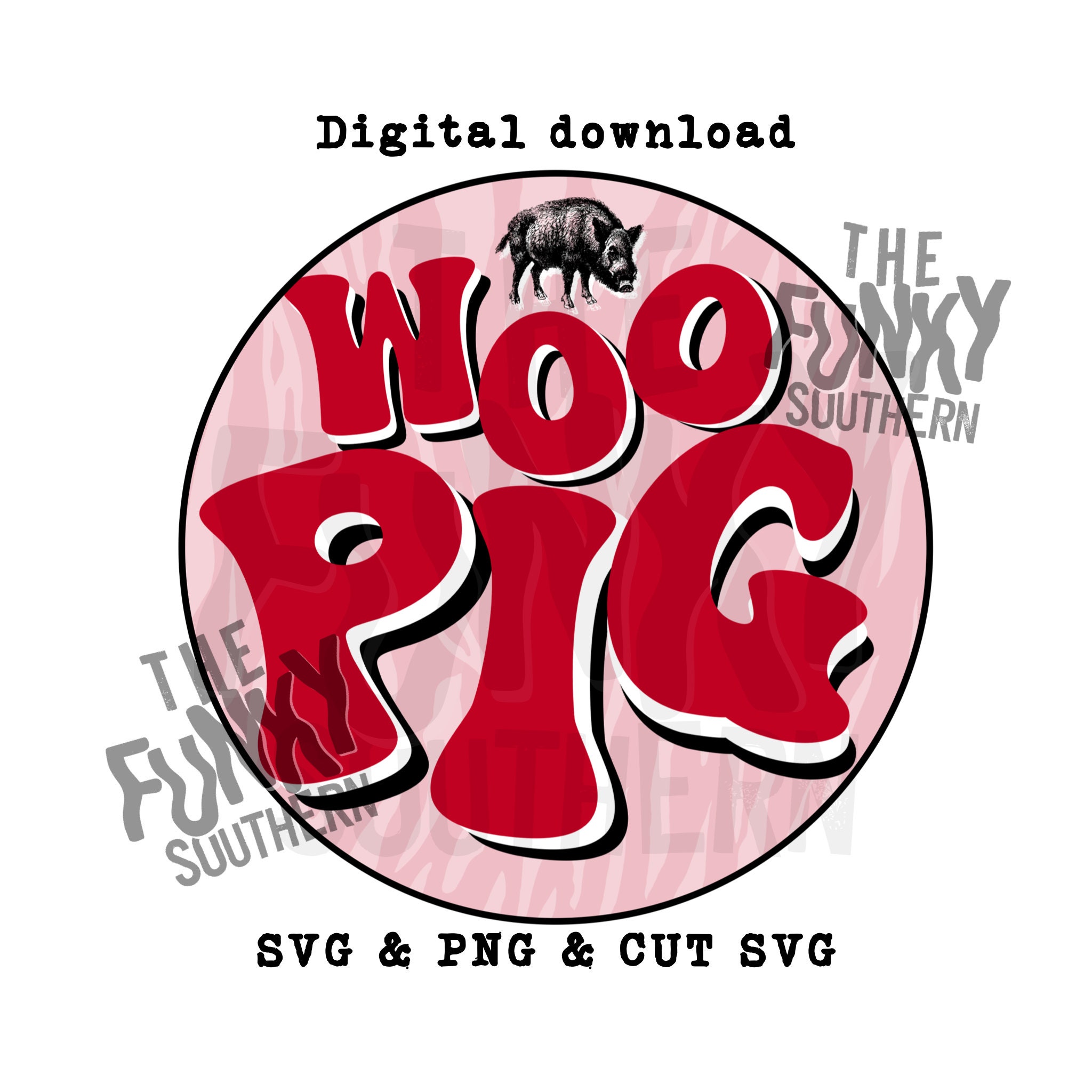Woo Pig Arkansas SVG PNG Arkansas Razorbacks Woo Pig Sooie - Etsy