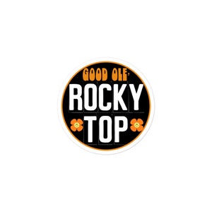 Rocky Top Sticker | Vols Stickers | Tennessee Stickers | TN Stickers | Volunteers | Gameday stickers | Tailgate | College | SEC |