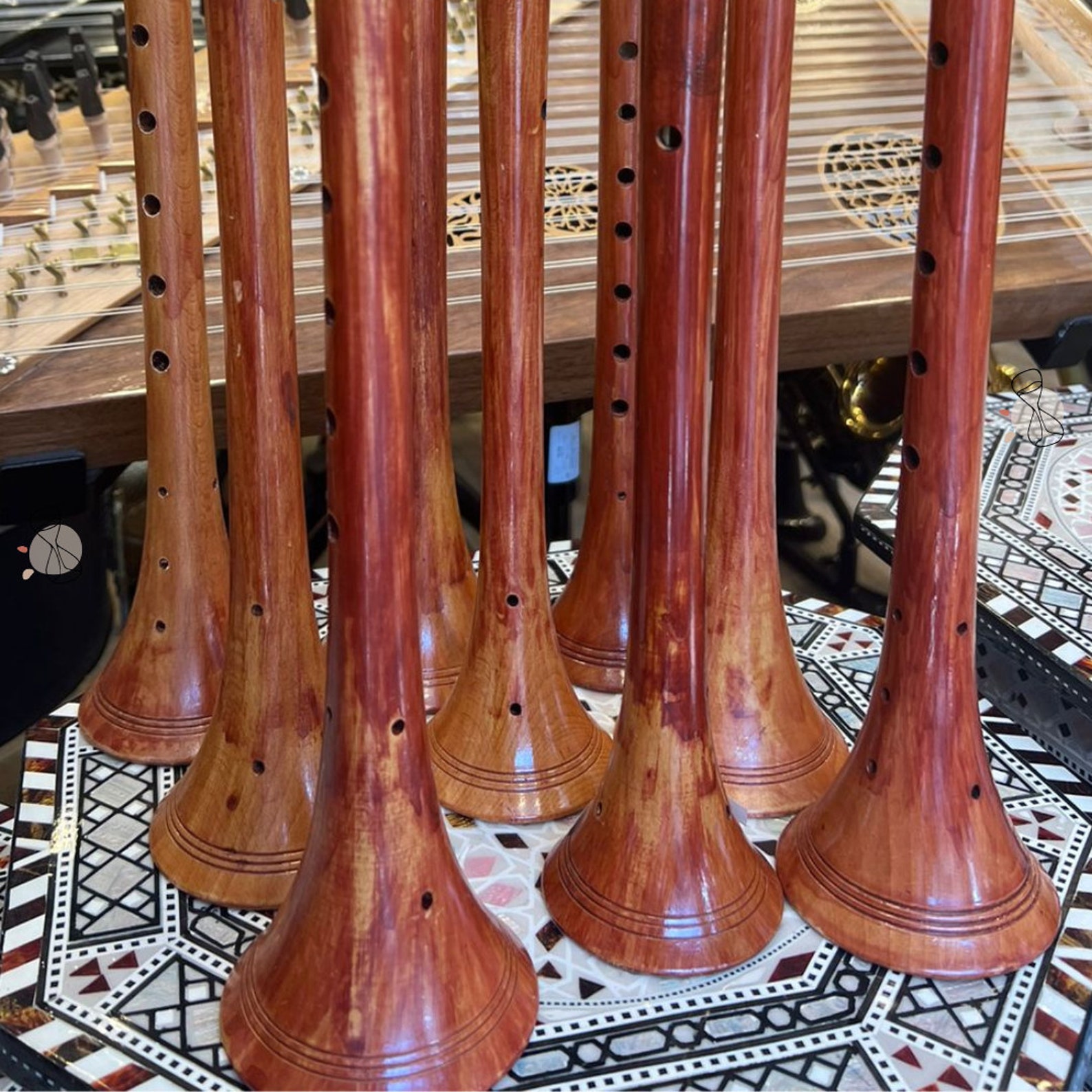 Egyptian Mizmar Egyptian Trumpet Instrument Zurna Musical Etsy