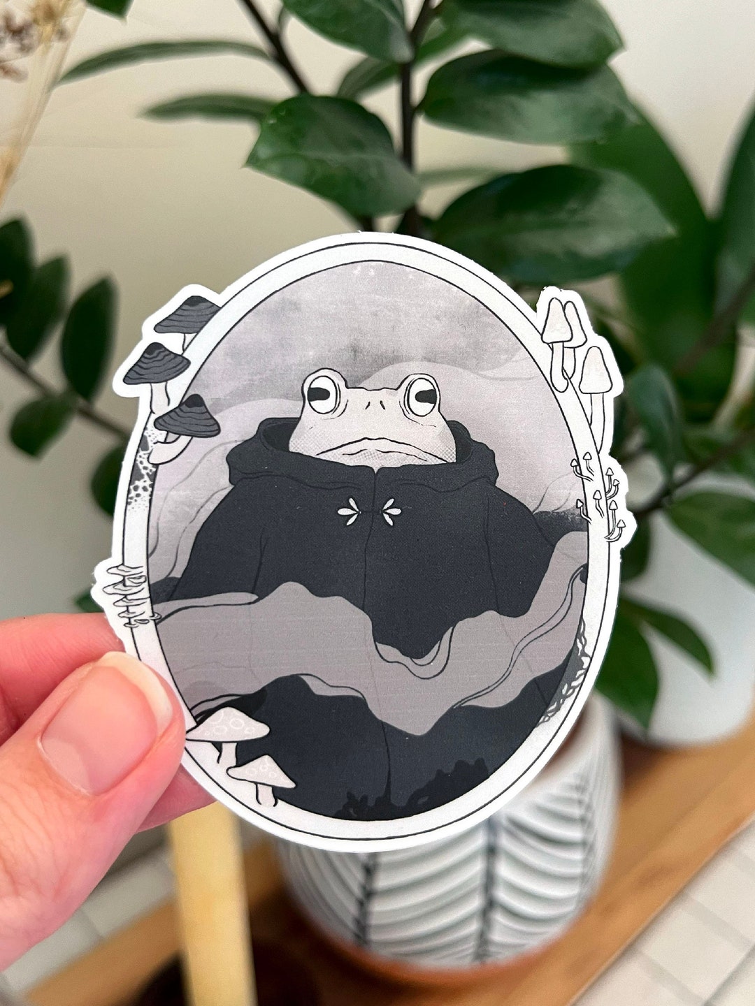 Toad Crying Sticker The Toad | Vinyl Sticker - Etsy