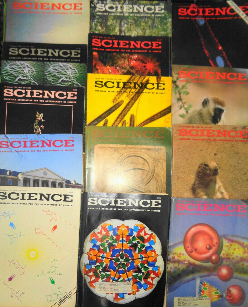 AAAS Science Magazine - 14 issues lot 1983 - 1985