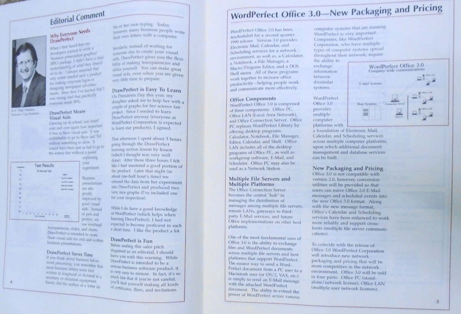 Wpcorp Report April 1990 Wordperfect Corporation - Etsy