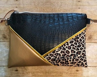 Damentaschen crossbody in 10 options Real leather animal print clutch bag LA2641980 Damentaschen crossbody in 10 options Real leather animal print clutch bag LA2641980