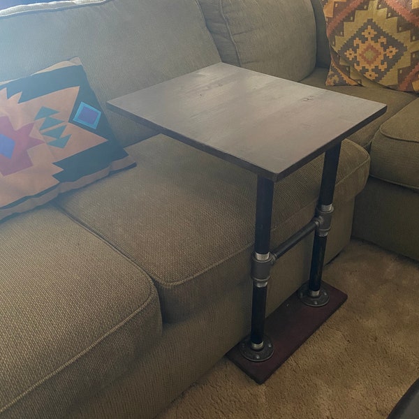 Industrial pipe C-Table / Side table